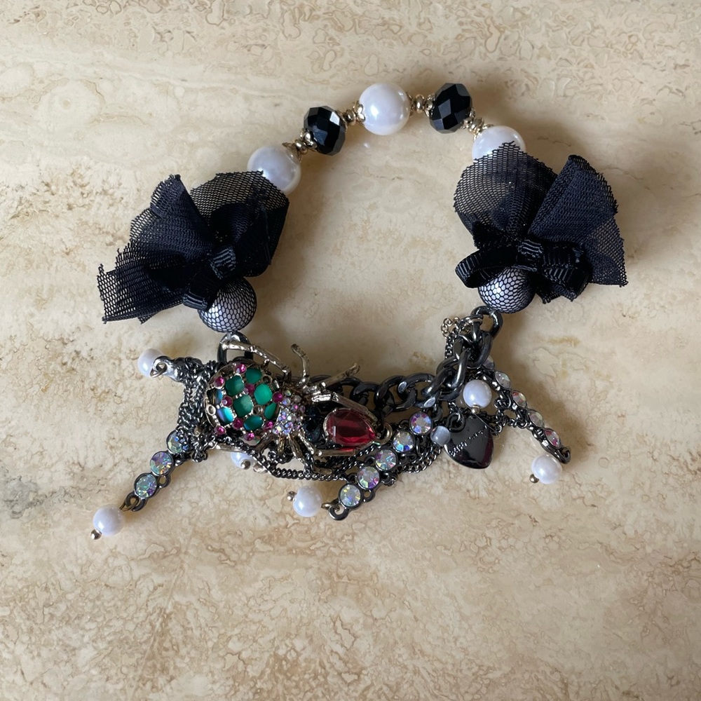 Betsey Johnson Spider Bracelet
